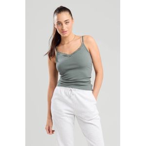 America Today - Spaghetti Top - Grijs