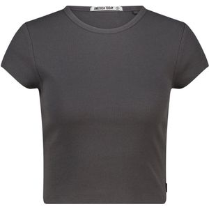 America Today - T-shirt - Wit - Katoen met Elasthaan