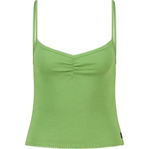 America Today - Top - Groen - Mouwloos - V-hals