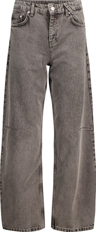 Jeans - Washed Grey - Katoen - Loose Fit