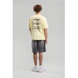 America Today - Eduardo - T-shirt - Light Yellow - Katoen