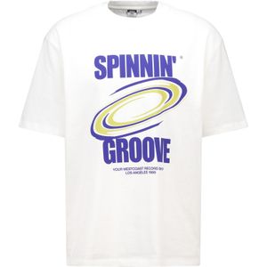 America Today - Eduardo - T-shirt - Off White - Katoen