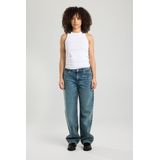 America Today - Low Waist Wide Leg Jeans - Lichtblauw - Denim
