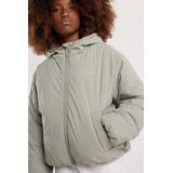 America Today - Gewatteerde Jas - Mintgroen - Herfst