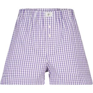 America Today korte broek paars/wit