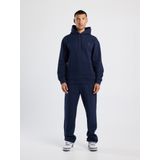 America Today - Caiden - Joggingbroek - Dark Blue - Straight Fit, 380 gsm, Koord in Waist en Leg Opening