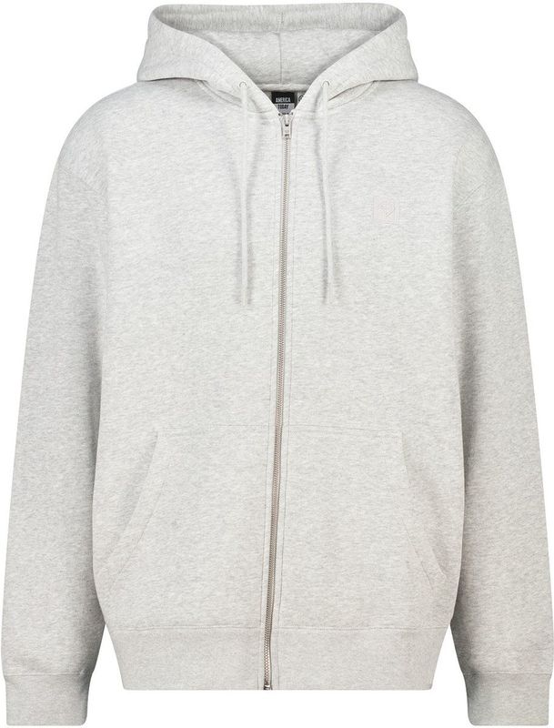 America Today - Sweatvest - Grijs - Met Capuchon - Lange Mouwen