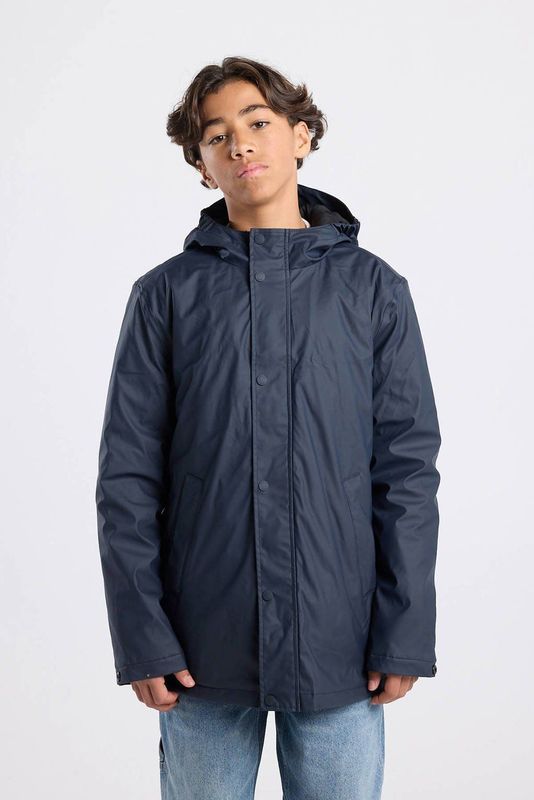 America Today - Regenjas - Donkerblauw - Herfst