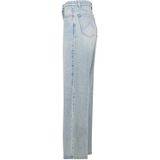 America Today - High Waist Wide Leg Jeans - Medium Blue Denim