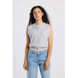 America Today - Gilet - Grijs - Gebreid