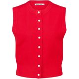 America Today - Giselle - Dames Top - Mouwloos - Gebreid Design