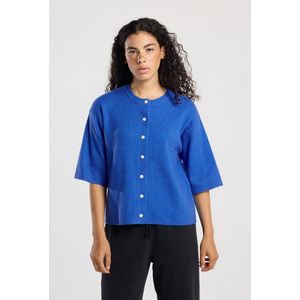 America Today - Cardigan - Blauw - Gebreid