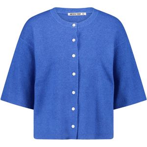 America Today - Cardigan - Blauw - Gebreid