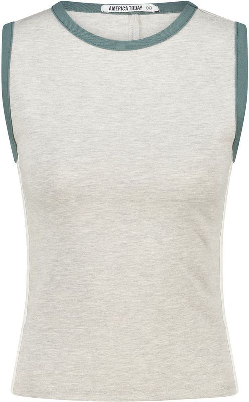 America Today Glory - Mouwloze Top - Slim Fit