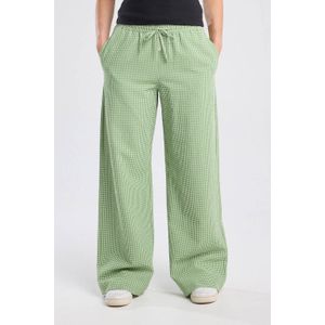 America Today - Wide Leg High Waist Broek - Groen