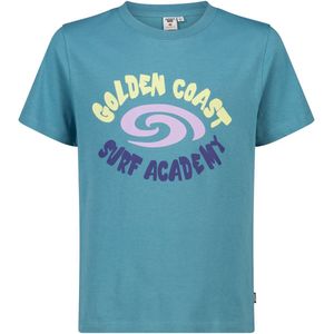 America Today - Etienne JR - T-shirt - Ocean - Katoen