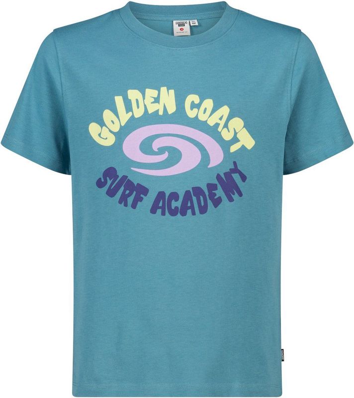 America Today - Etienne JR - T-shirt - Ocean - Katoen