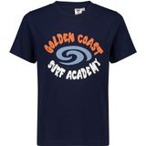 America Today - Etienne JR - T-shirt - Dark Blue - Katoen