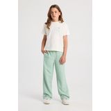 America Today - Casual Broek - Lichtgroen - Polyester - Lange Lengte