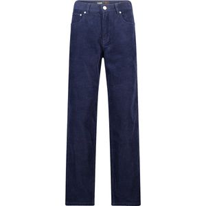 America Today corduroy casual broek donkerblauw