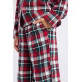 America Today pyjamabroek met donkerblauwe geruite print