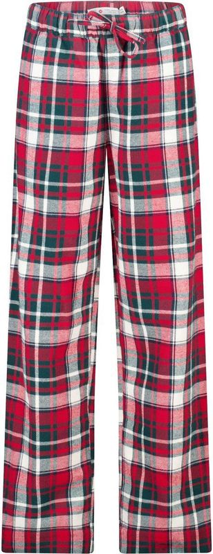 America Today pyjamabroek met donkerblauwe geruite print