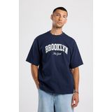 America Today - Evert - T-shirt - Blauw - Relaxed Fit