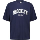 America Today - Evert - T-shirt - Blauw - Relaxed Fit