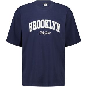 America Today - Evert - T-shirt - Blauw - Relaxed Fit