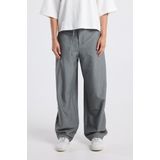 America Today - Priya - Barrel Broek - Grijs - Regular Waist