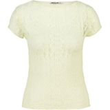 America Today - Eliana - Dames T-shirt - Korte Mouwen - Kanten Details