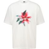 America Today - Evan - Heren T-shirt - Relaxed Fit - Ronde Hals - Floral Artwork
