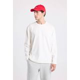 America Today - Luuk - Longsleeve - Relaxed Fit - Effen Kleur