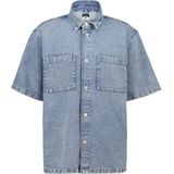 America Today - Izaan - Overhemd - Denim - Korte Mouwen