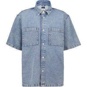 America Today - Izaan - Overhemd - Denim - Korte Mouwen