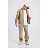 America Today - Hamden - Overshirt - Bruin - Regular Fit - Lange Mouwen