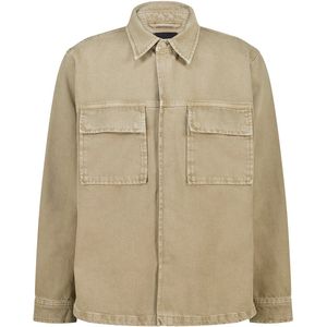 America Today - Hamden - Overshirt - Bruin - Regular Fit - Lange Mouwen