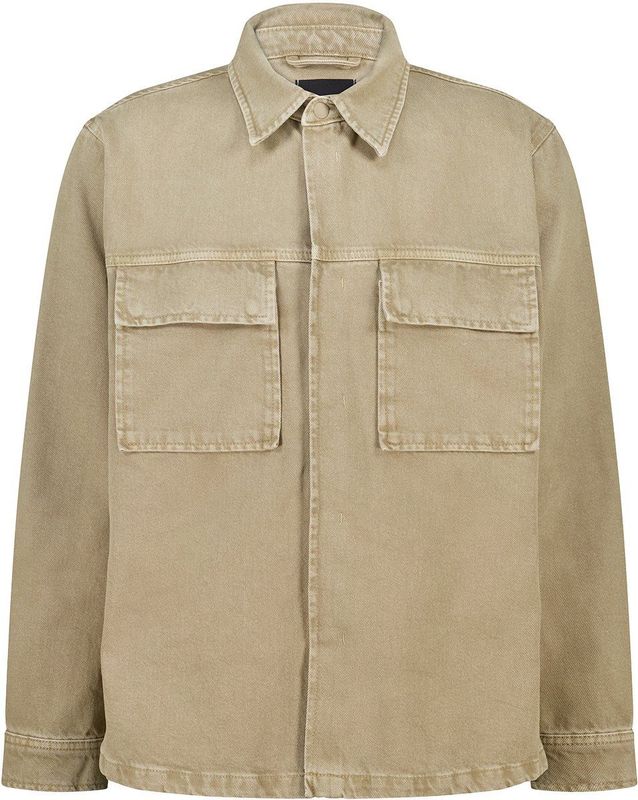 America Today - Hamden - Overshirt - Bruin - Regular Fit - Lange Mouwen