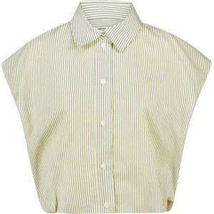 America Today - Blouse - Lichtgeel - Mouwloos - Losse Pasvorm