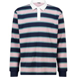 America Today - Levon - Polo - Donkerblauw - Regular Fit - Lange Mouwen