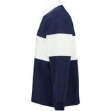 America Today - Lucas - Heren Polo - Witte Colorblock - Lange Mouwen