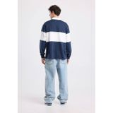 America Today - Lucas - Heren Polo - Witte Colorblock - Lange Mouwen