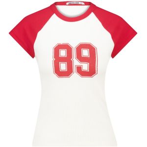 America Today - Essy - T-shirt - Korte Mouwen - Retro Look - Sportieve Touch