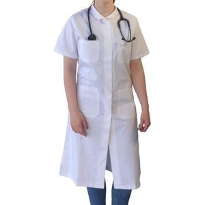 Doktersjas Dames Korte Mouw Maat XXL OEKO-TEX standaard 100 gecertificeerd, uitermate geschikt voor professioneel gebruik.