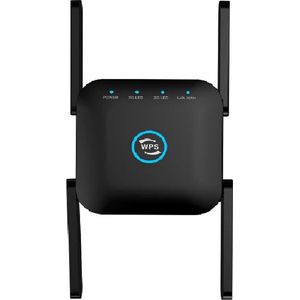 PIXLINK LV-WR24Q - WiFi Repeater - 300 Mbps - 2.4G - Zwart