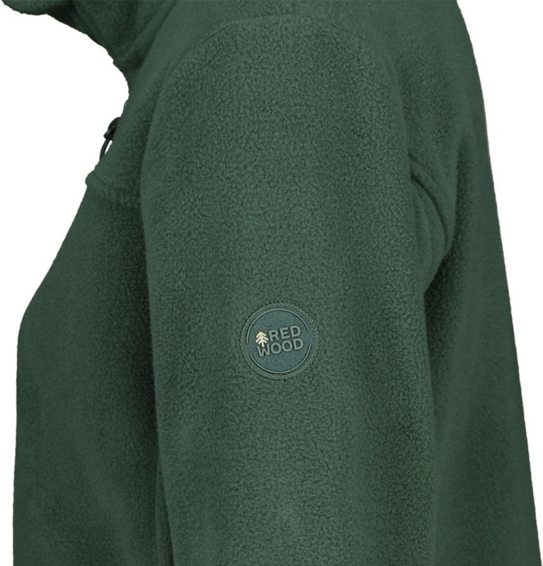 Redwood - Fleecevest - Donkergroen