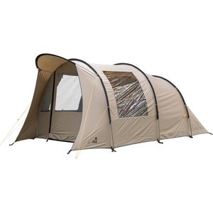 Redwood Stony Pass 260 TC Tent - Familie Tunnel Tent 4-persoons - Beige