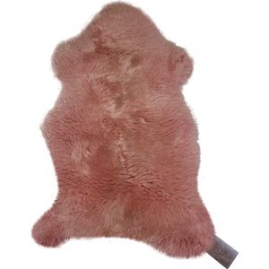 WOOOL Schapenvacht - Roze Australisch S (90cm) 100% ECO - Kortharig - Heerlijk Zacht Schapenvel