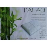 Latex Hoofdkussen Palau - Bamboevezel Dubbeldoek - Latex Kern - Ventilerend - Antiallergisch - Firm 60x70