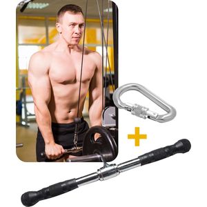 MIRO® Heavy Tricep Bicep Stang - Fitness - Krachtstation - 50CM - Multifunctioneel